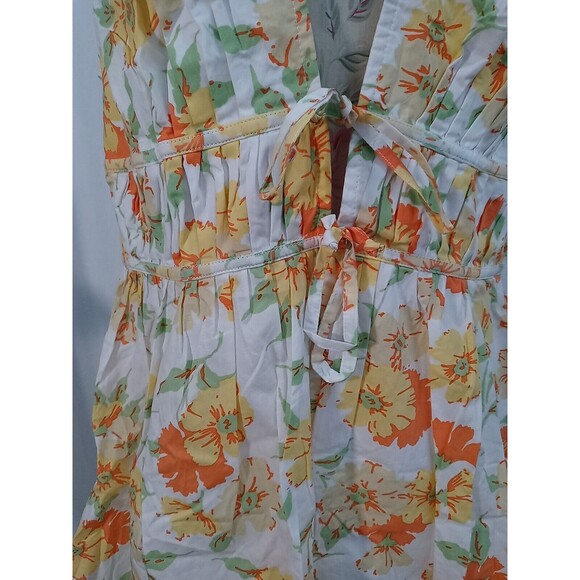 FAITHFULL THE BRAND Korita Mini Dress Palermo Floral Print Lined Size 10/XL - Picture 5 of 12